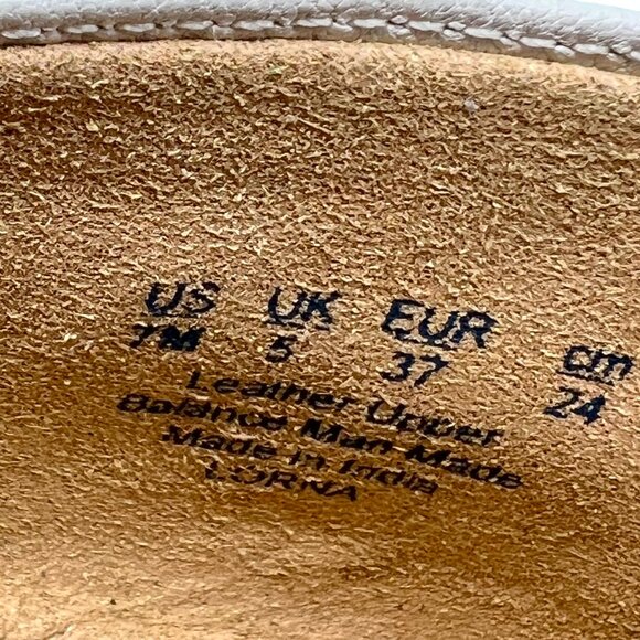 Naturalizer‎ Womens Size 7 7M Lorna Bone Cream Leather Flats Loafers Shoes - Picture 11 of 11